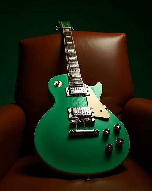 Electric guitar detail